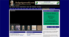 Desktop Screenshot of budgerigarworld.com